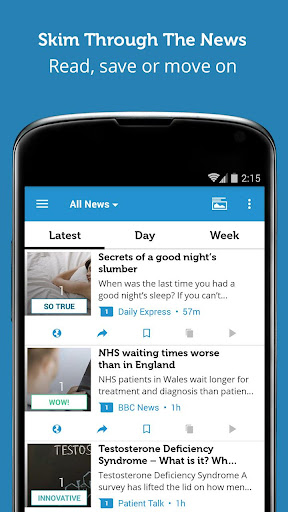 Health & Fitness News and Tips Screen 3