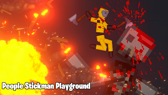 People Stickman Playground: Ragdoll Zombie Stick Apk Mod for Android [Unlimited Coins/Gems] 1