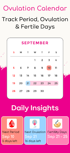 Ovulation Calculator & Tracker Screen 2