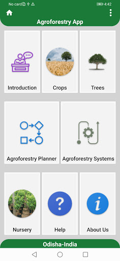 Android application Agroforestry App Odisha(India) screenshort