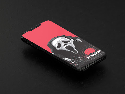 ghost face wallpaper