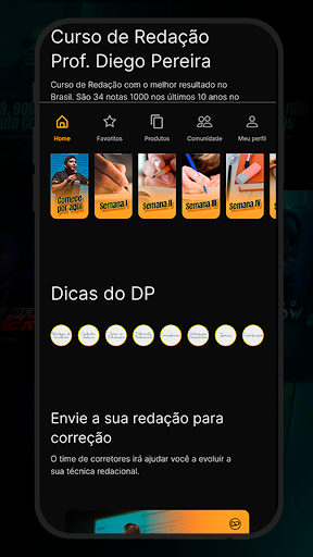 Escrevendo com DP Screen 2