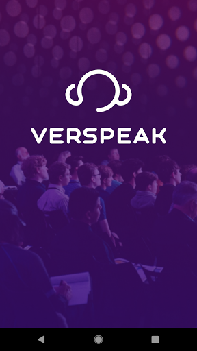 Android application VERSPEAK screenshort