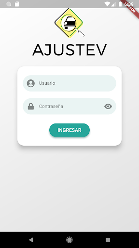 Android application Ajustev Movil screenshort
