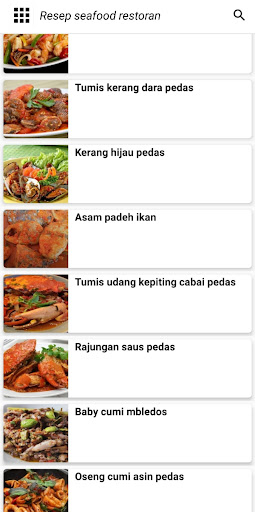 Resep seafood restoran