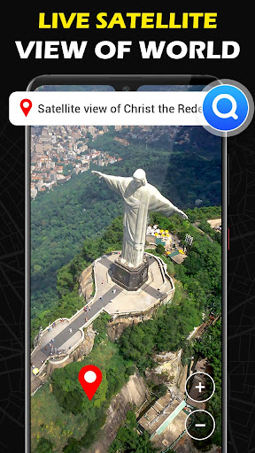 Android application Live Earth Map: Satellite Map screenshort