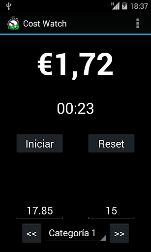 Meeting Cost Watch Screen 3