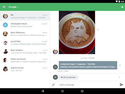 Pushbullet: SMS on PC and more Schermata