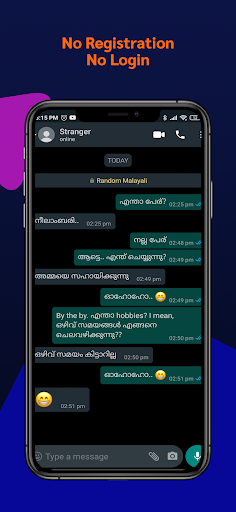 Android application Malayali Chat Pro screenshort
