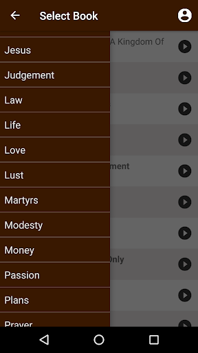 Android application Fierce and Loving Sermons screenshort