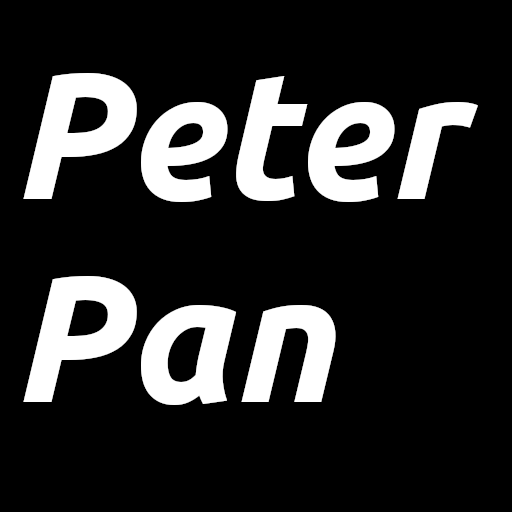Book, Peter Pan logo