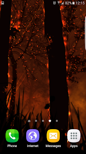 Burning Forest Live Wallpaper Tangkapan layar