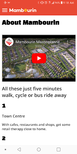 Android application Mambourin Community App screenshort