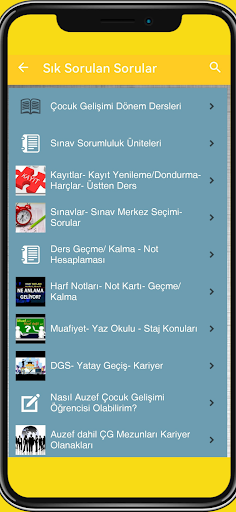 Auzef Lisans Çocuk Gelişimi Screen 3