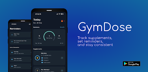 GymDose – Supplement Tracker