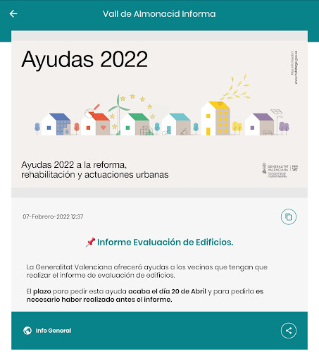Vall de Almonacid Informa Screen 3