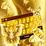 Cover Image of Download Gold Keyboard  APK