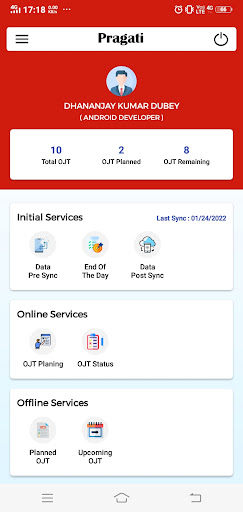 PRAGATI - Learn & Grow Screen 2