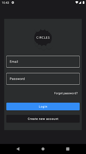 Android application Circles screenshort