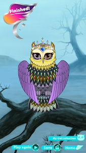 Fancy Owl Dress Up Game