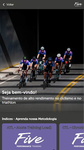 Five Performance Training Screen 3
