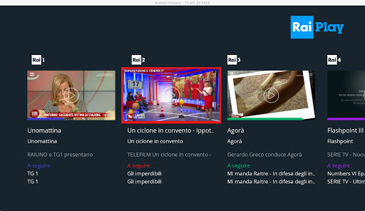 RaiPlay per Android TV  screenshots 2