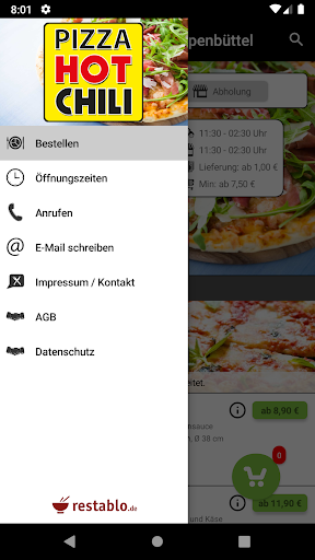 Pizza Hot Chili Poppenbüttel Screen 2
