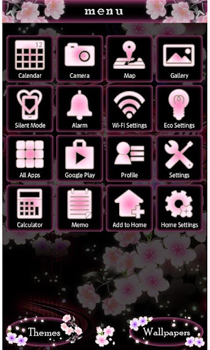 -Starry Sakura- Theme +HOME Screen 3