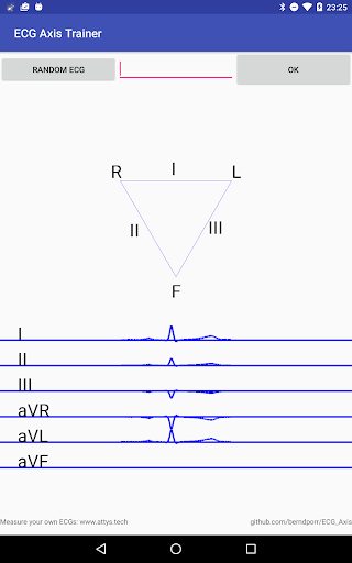 ECG Axis Trainer Screen 3