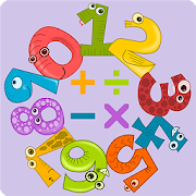 We learn to calculate. Mathematics  Icon