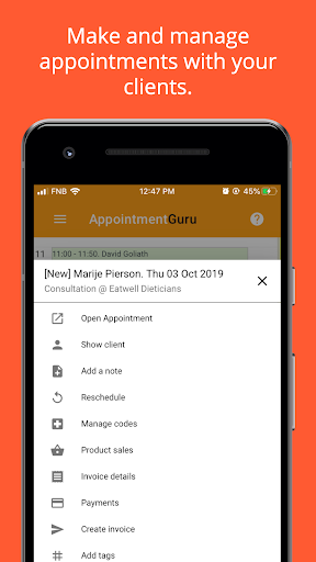 AppointmentGuru MyPractice Screen 2
