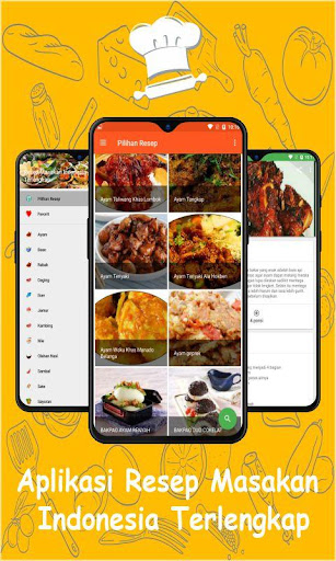 Android application Resep Masakan Indonesia Harian screenshort