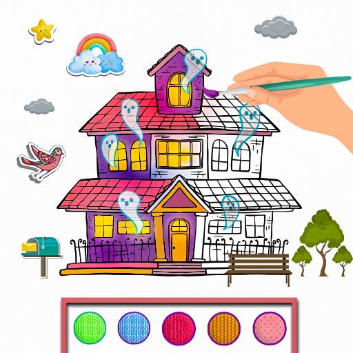 Color By Number Home Coloring Laai af op Windows