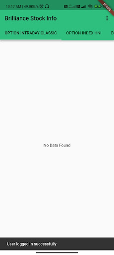 Android application Brilliance Stock Info screenshort