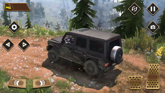 Mud Jeep Driving Games Offroad