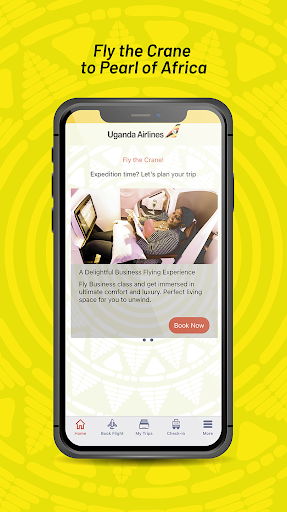 Android application Uganda Airlines screenshort