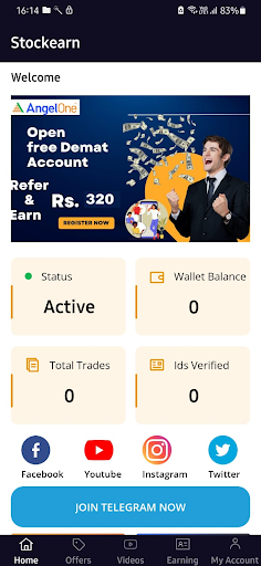 Stock Earn Screen 2