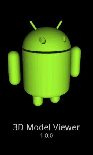 Android application 3D Model Viewer screenshort