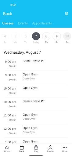Liven Up Fitness Screen 2