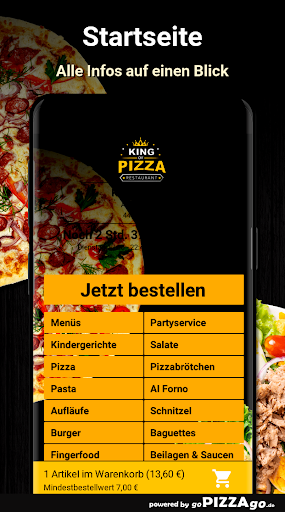 King of Pizza Herne Screen 2