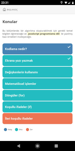 Kodlama: Kod Yazma Eğitimi Screenshot 3 - AppWisp.com