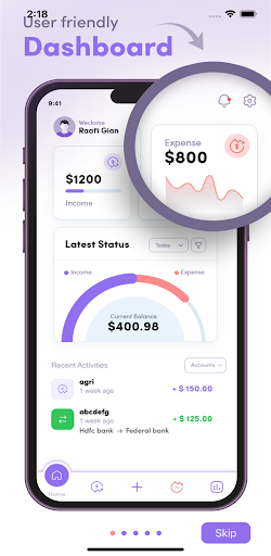 DollarBook Income Expense app 1