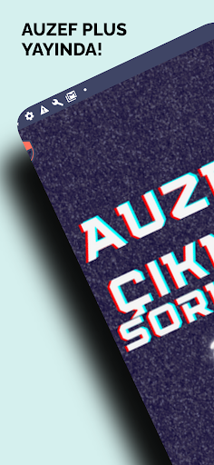 Android application AUZEF Soru Çöz - Plus screenshort