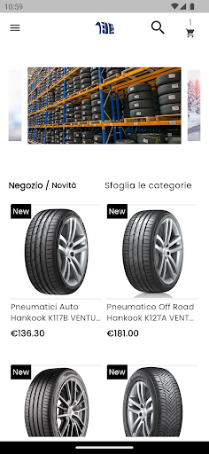 Android application Il Tuo Gommista screenshort