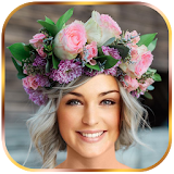 Flower Crown Wedding Hairstyle icon