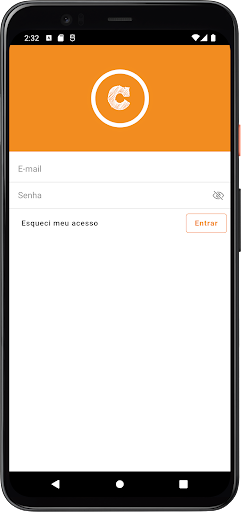 Android application CLUBEaluno para Professores screenshort