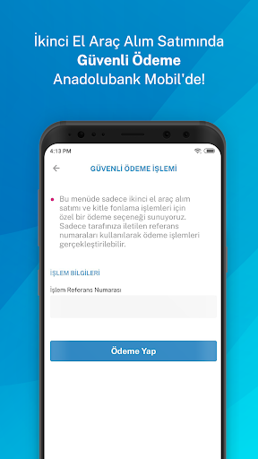 Android application Anadolubank Mobil screenshort
