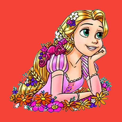 Princess Cartoon Stickers Download on Windows