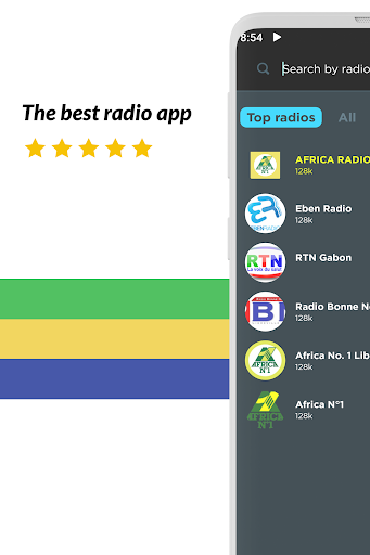 Radio Gabon FM online Screenshot 1 - AppWisp.com