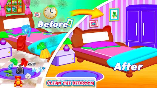 Captura de Pantalla 6 Juegos de limpieza de casas pa android
